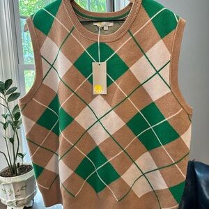NWT Boden argyle sweater Vest